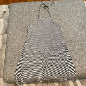 Striped halter dress